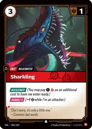 006/219 Sharkling Foil Unleashed
