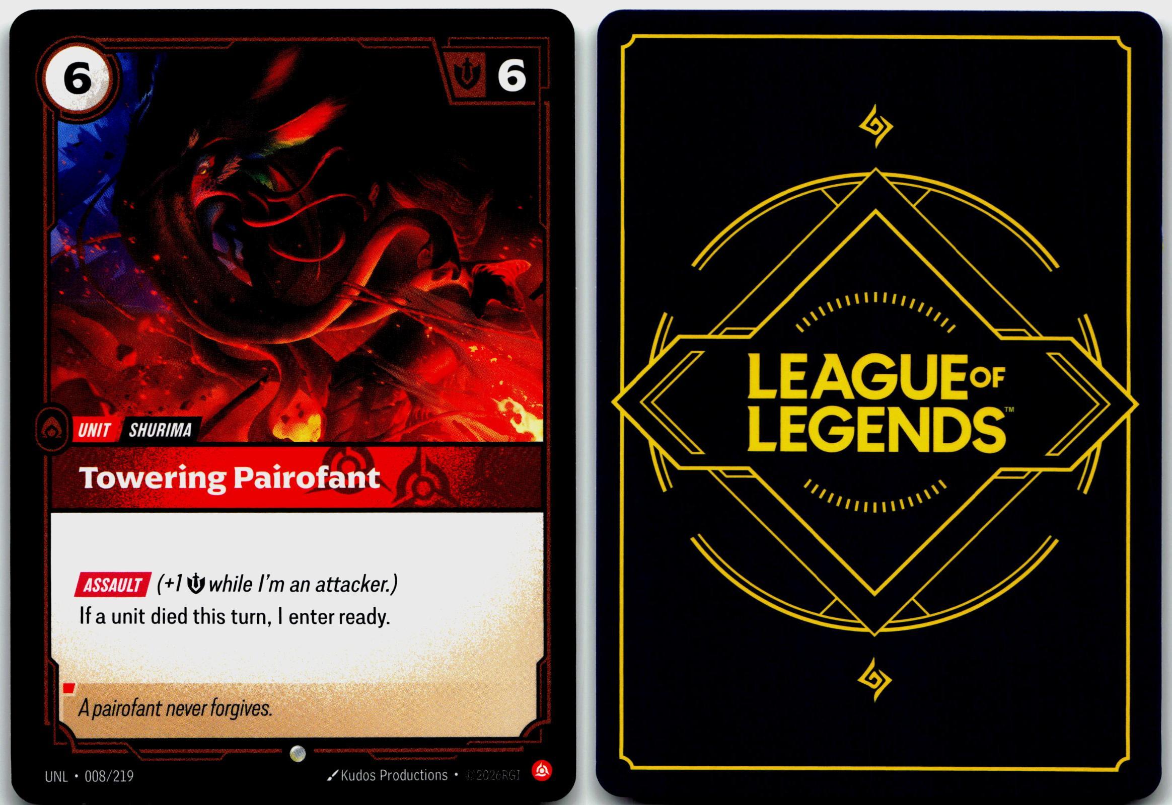 008/219 Towering Pairofant Unleashed