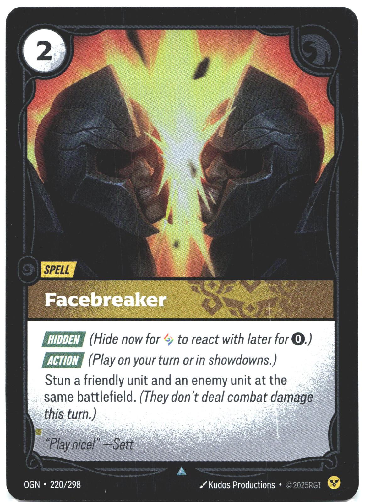220/298 Facebreaker Foil Origins