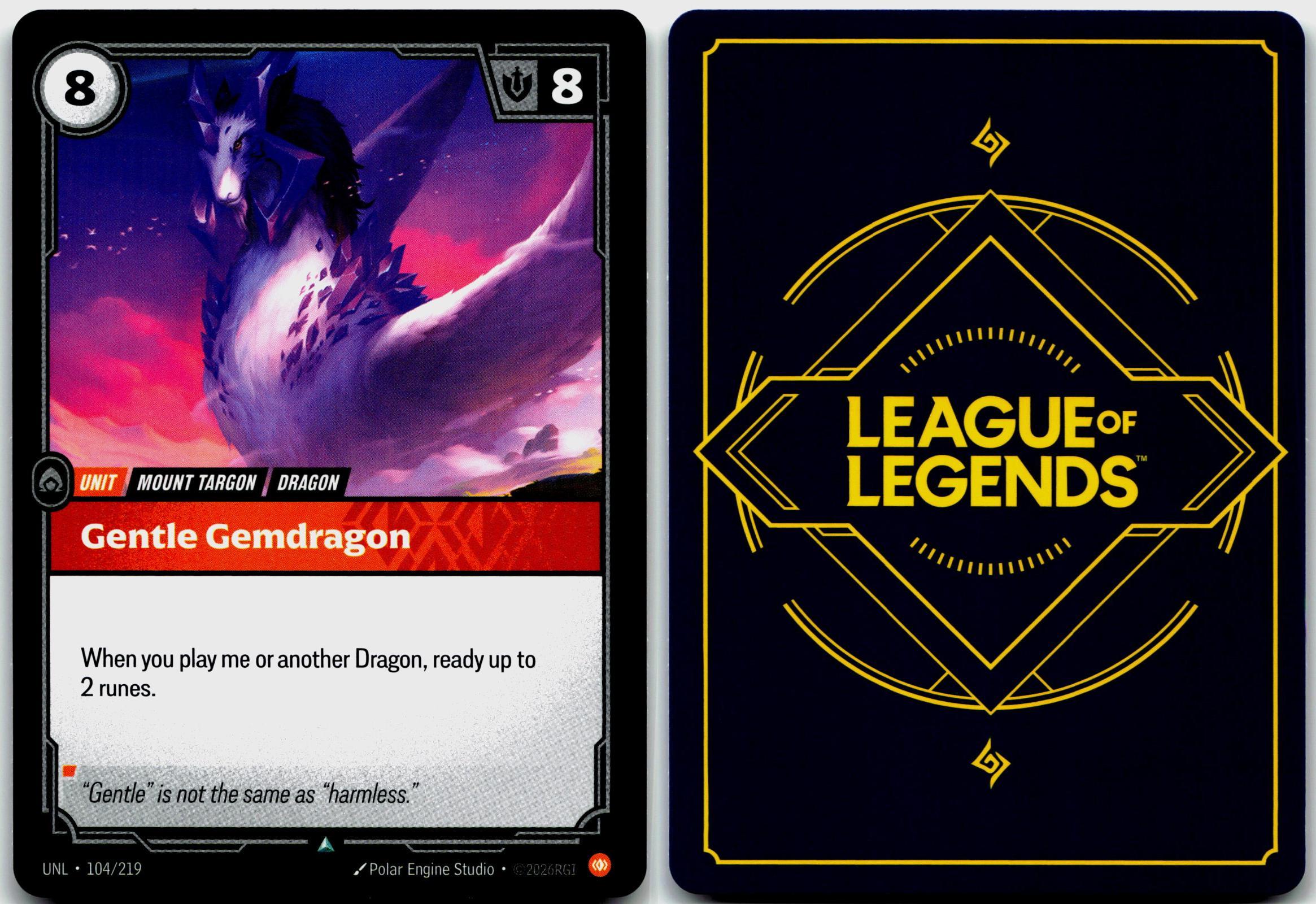 104/219 Gentle Gemdragon Unleashed