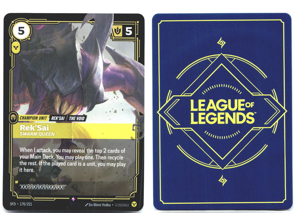 170/221 Rek'Sai - Swarm Queen Foil Spiritforged