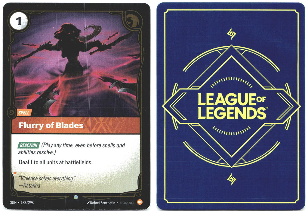 133/298 Flurry of Blades Foil Origins