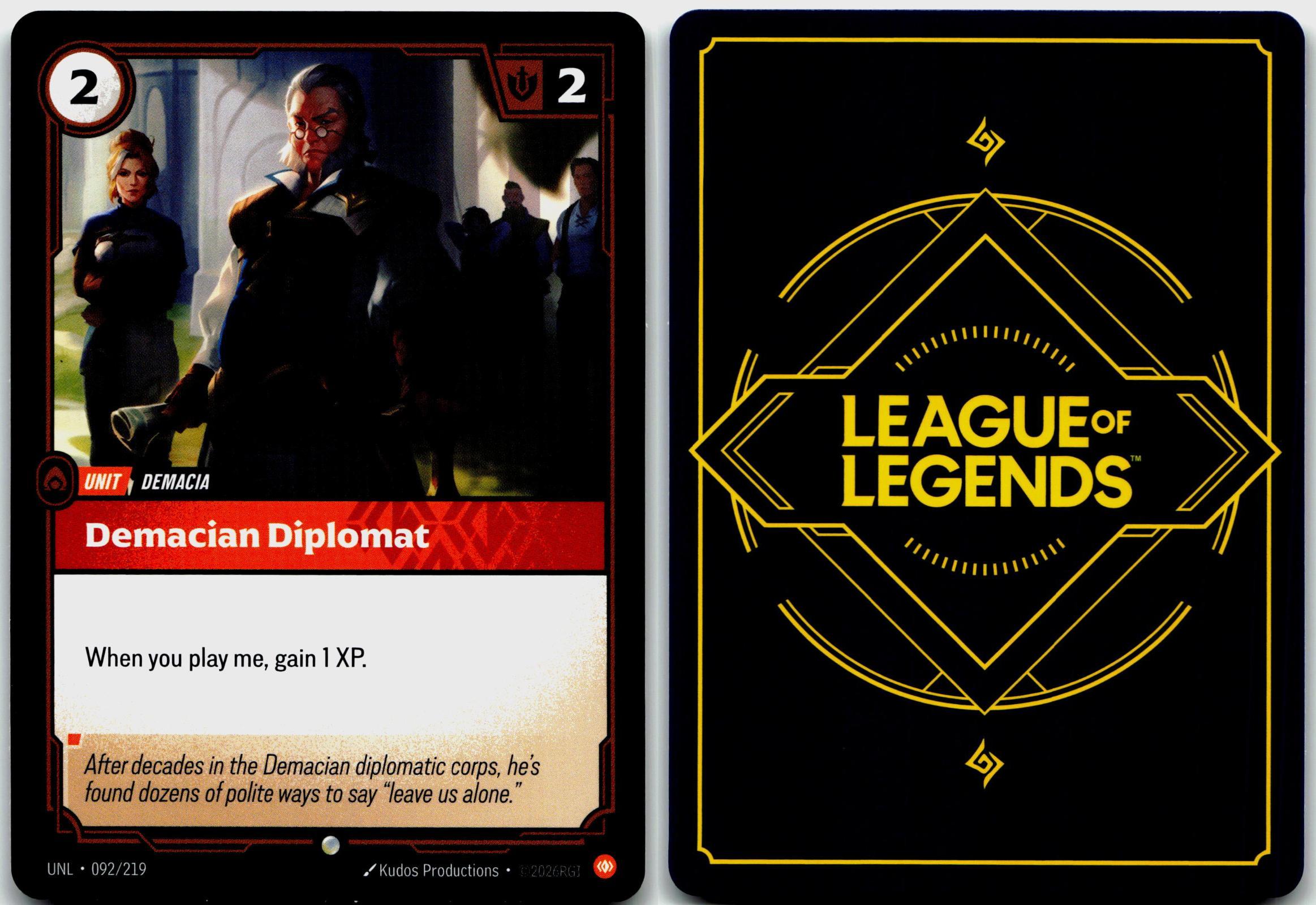 092/219 Demacian Diplomat Unleashed