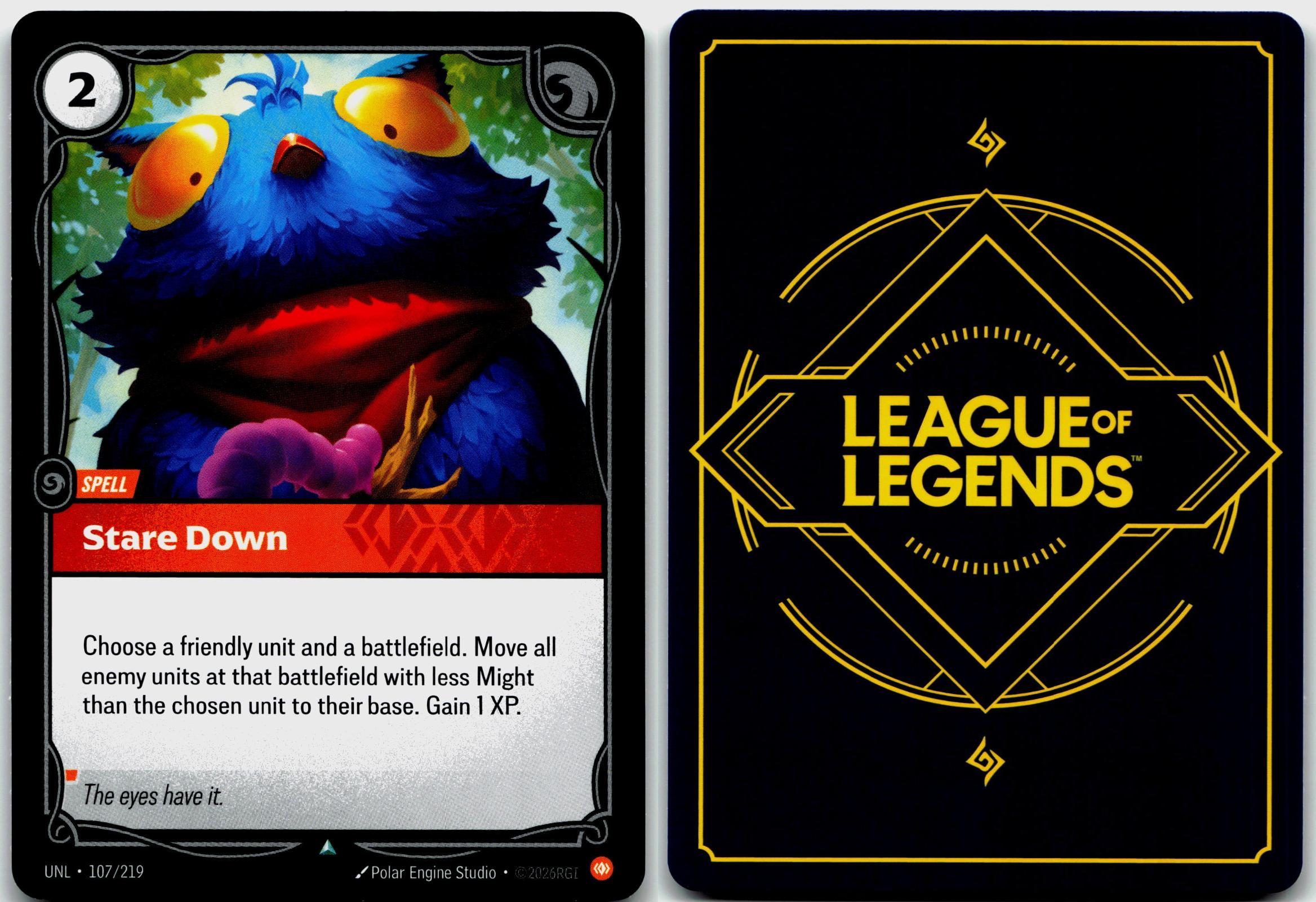 107/219 Stare Down Unleashed
