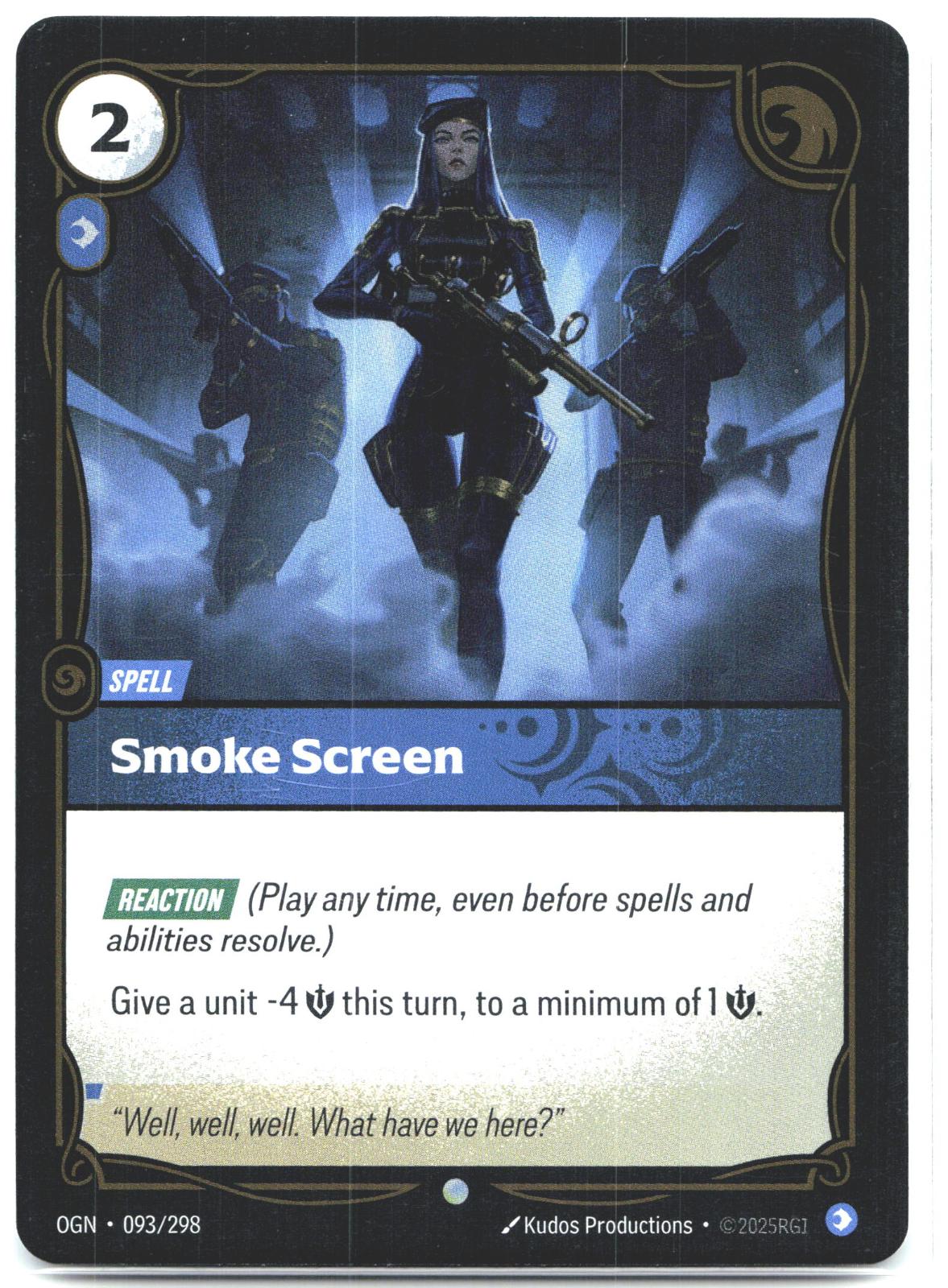 093/298 Smoke Screen Foil Origins