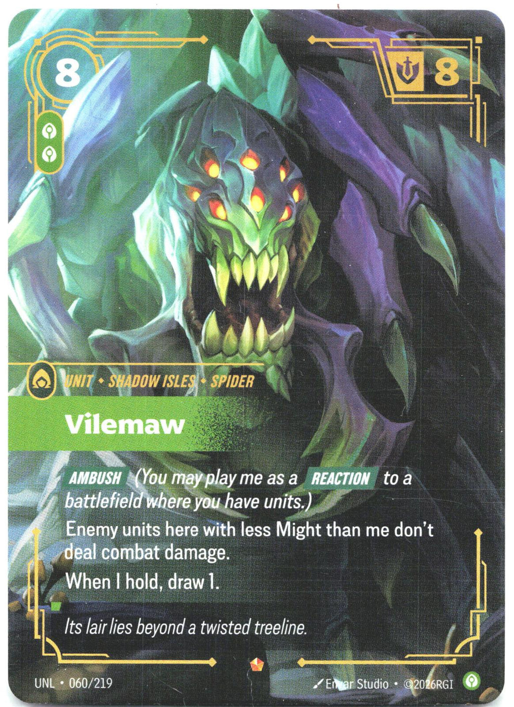 060/219 Vilemaw Foil Unleashed