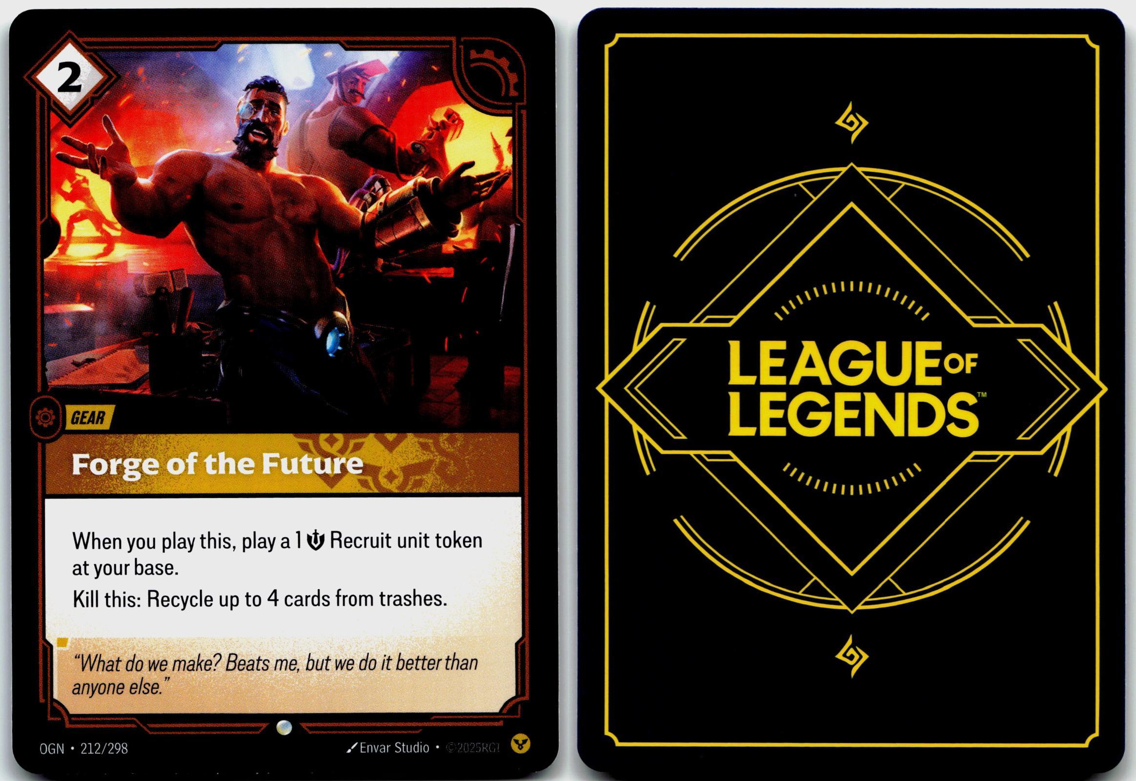 212/298 Forge of the Future Origins