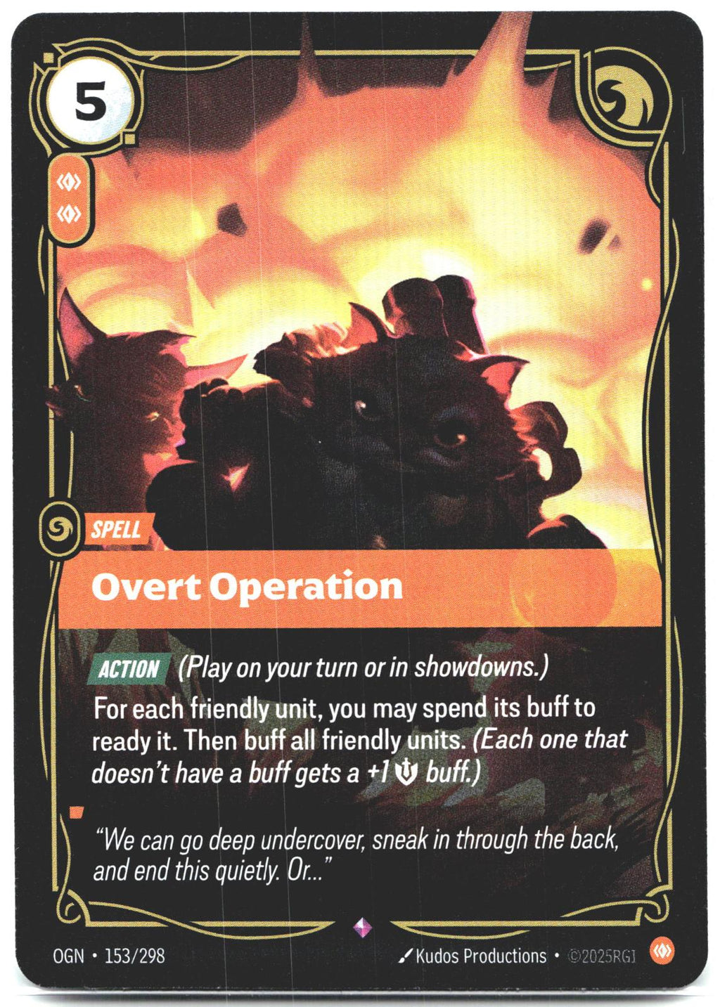 153/298 Overt Operation Foil Origins