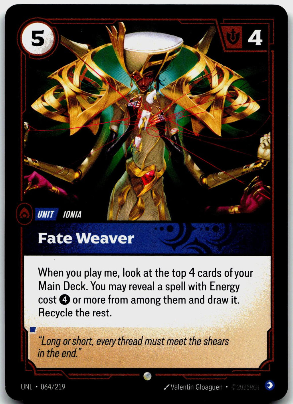 064/219 Fate Weaver Unleashed