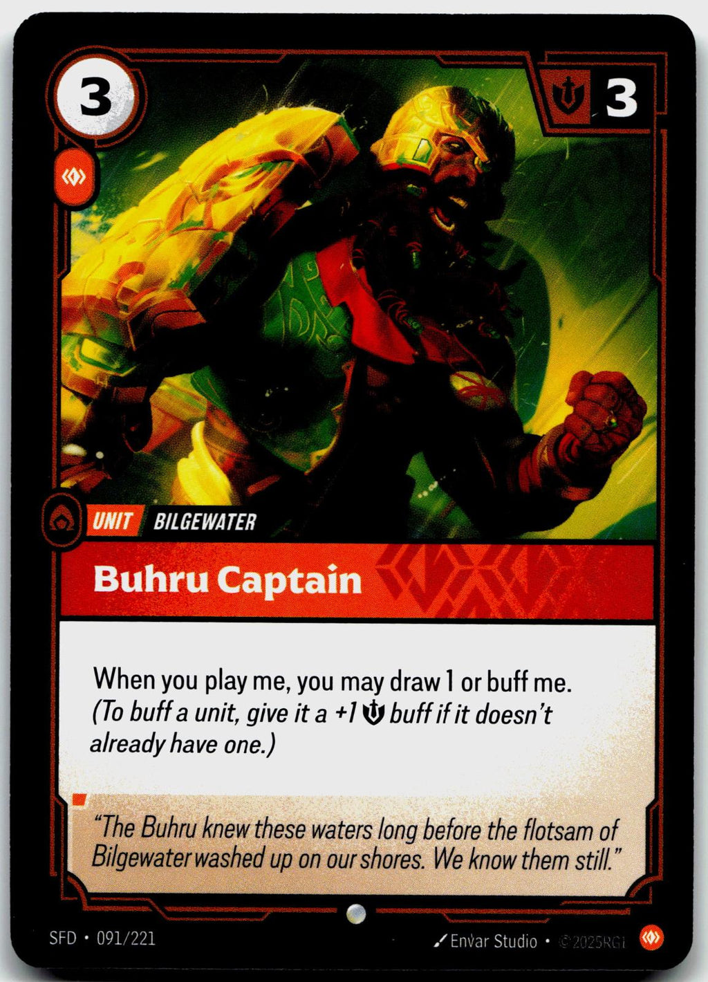 091/221 Buhru Captain Spiritforged