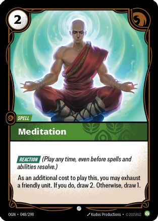 048/298 Meditation Foil Origins