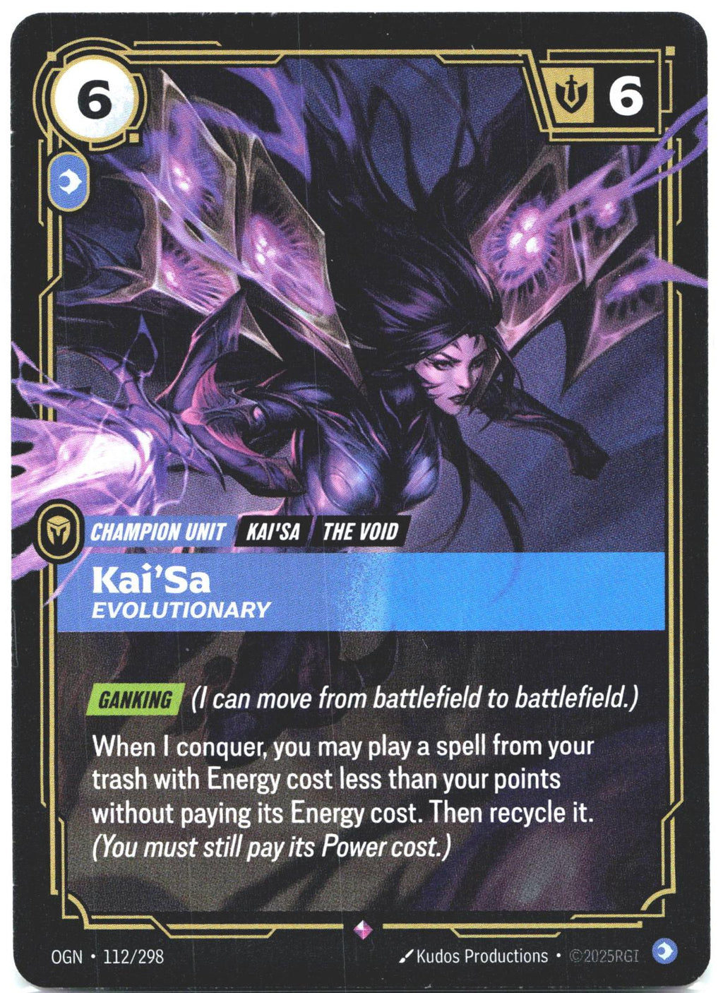 112/298 Kai'Sa - Evolutionary Foil Origins