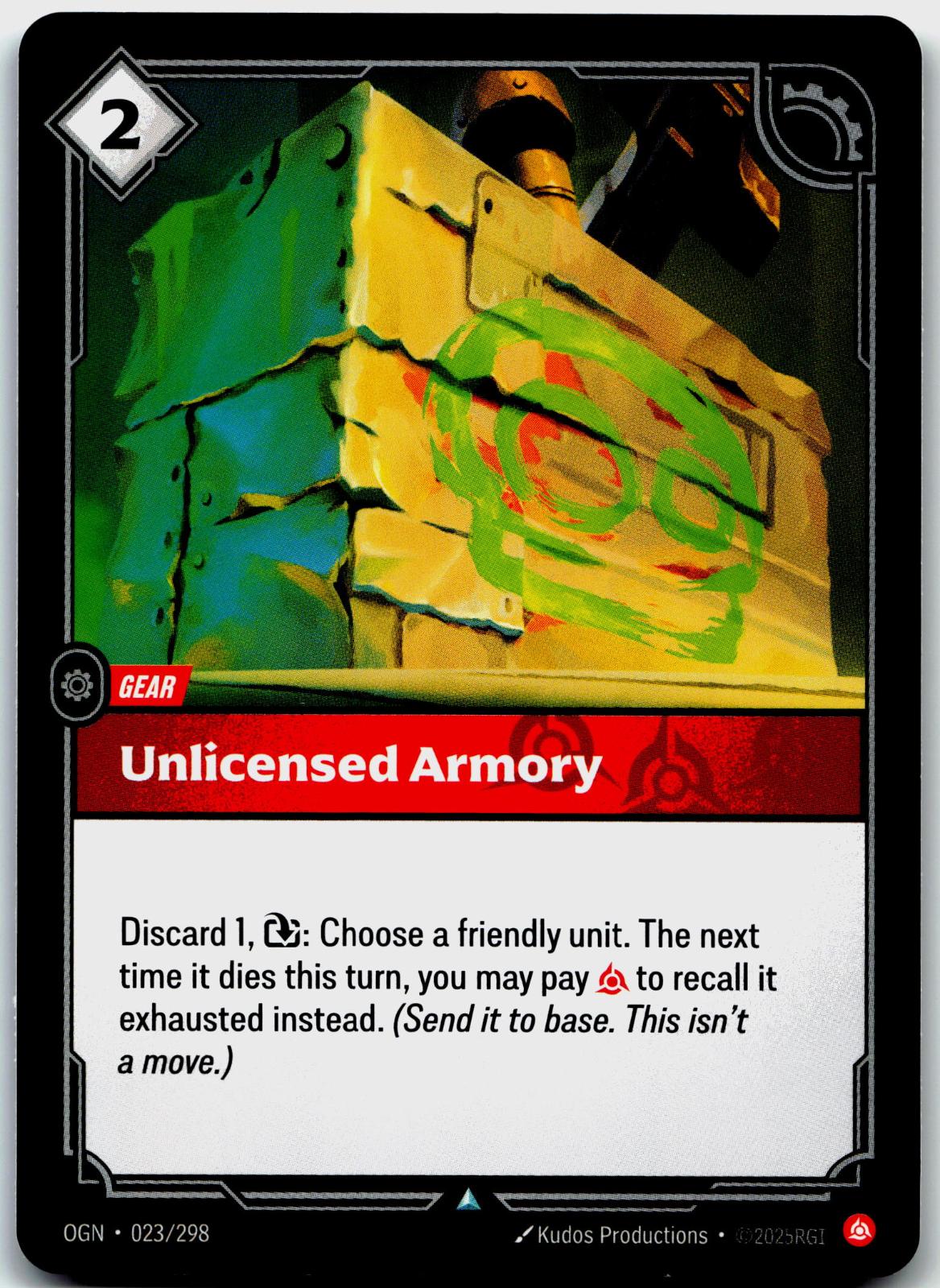 023/298 Unlicensed Armory Origins