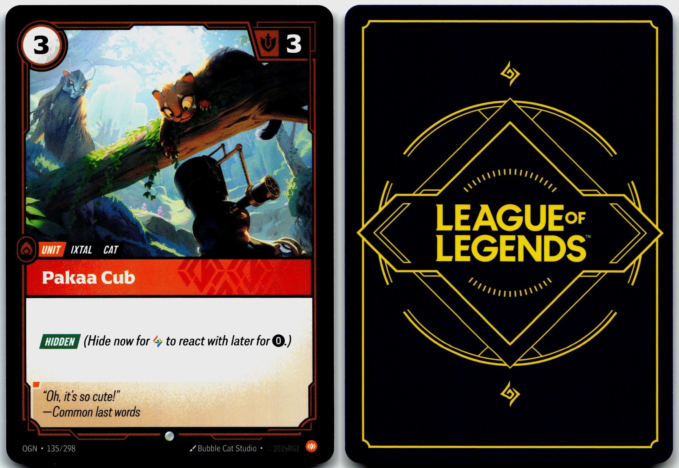 135/298 Pakaa Cub Origins