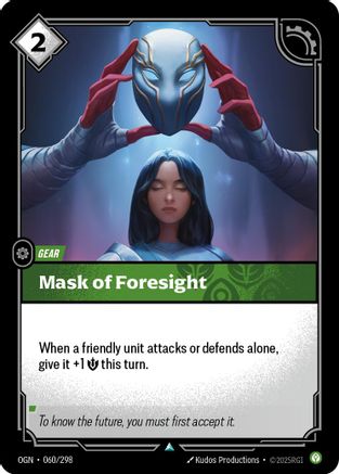060/298 Mask of Foresight Foil Origins
