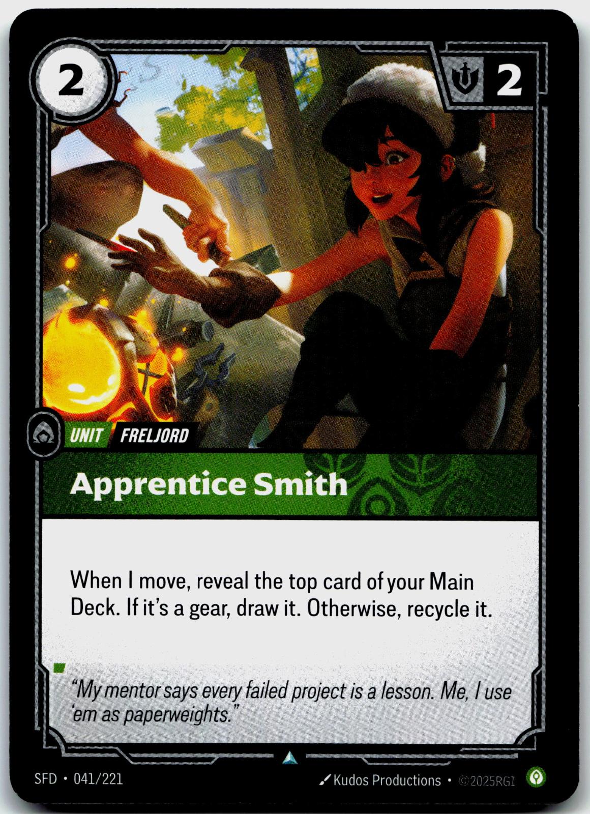 041/221 Apprentice Smith Spiritforged