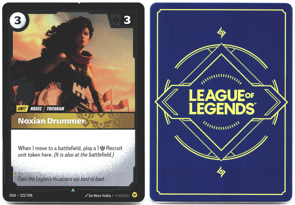 222/298 Noxian Drummer Foil Origins