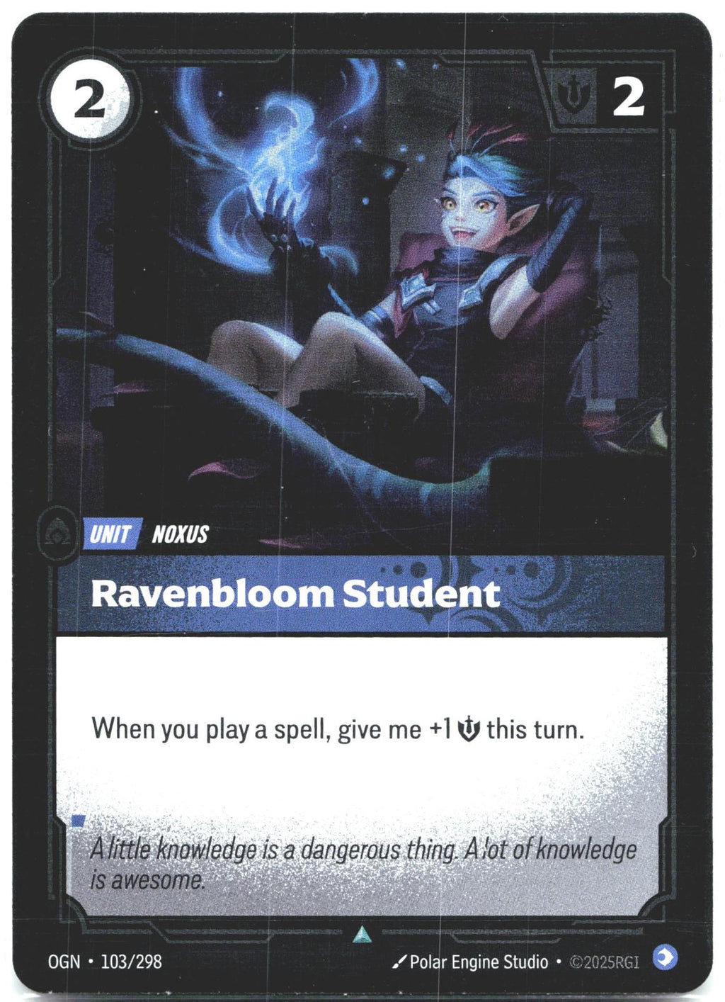 103/298 Ravenbloom Student Foil Origins
