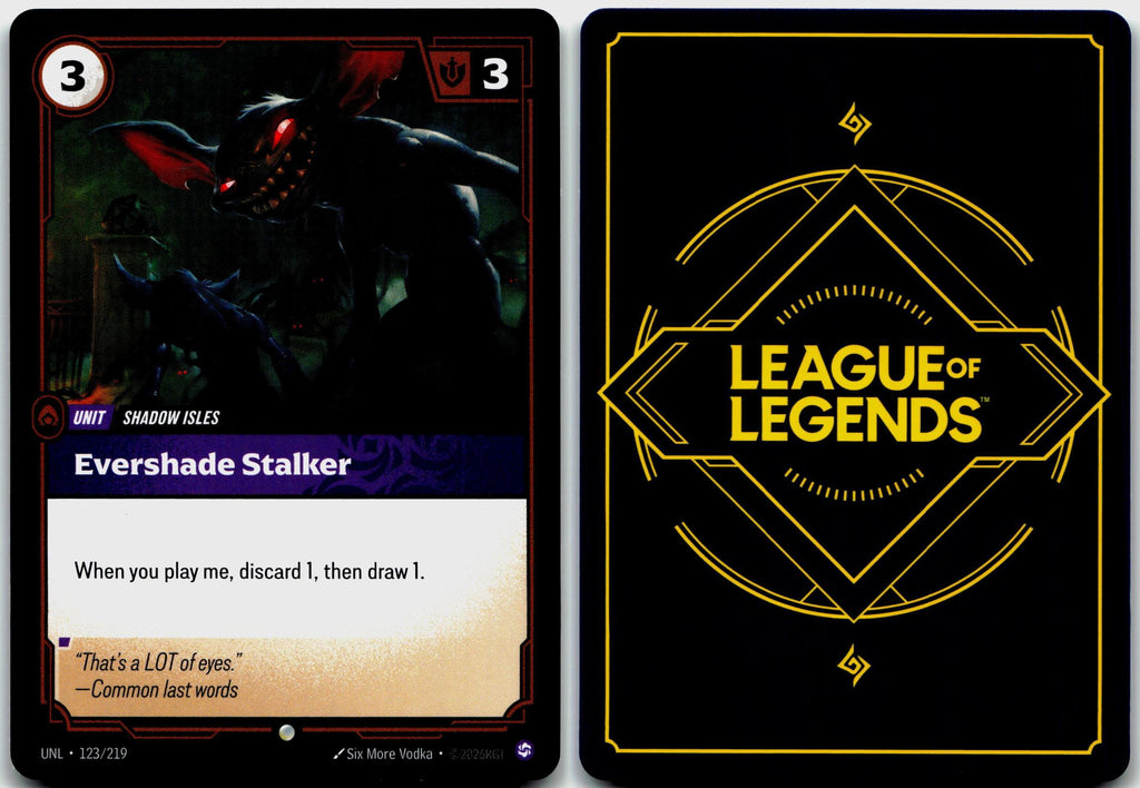 123/219 Evershade Stalker Unleashed