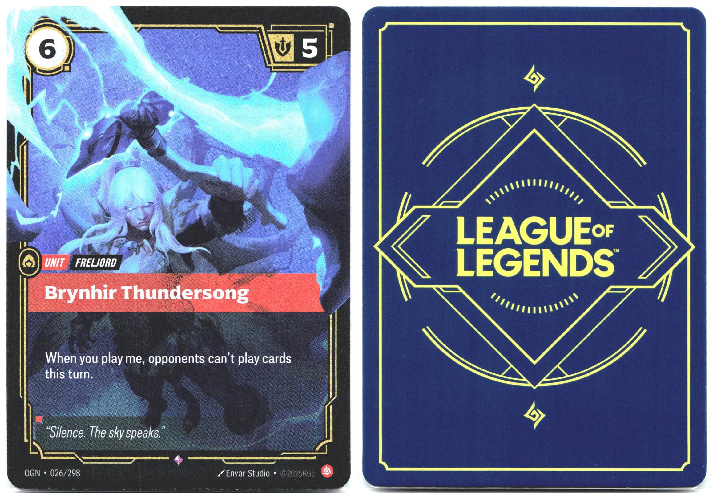 026/298 Brynhir Thundersong Foil Origins