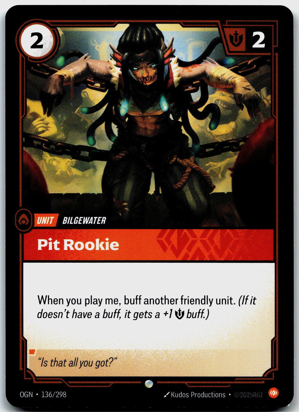 136/298 Pit Rookie Origins