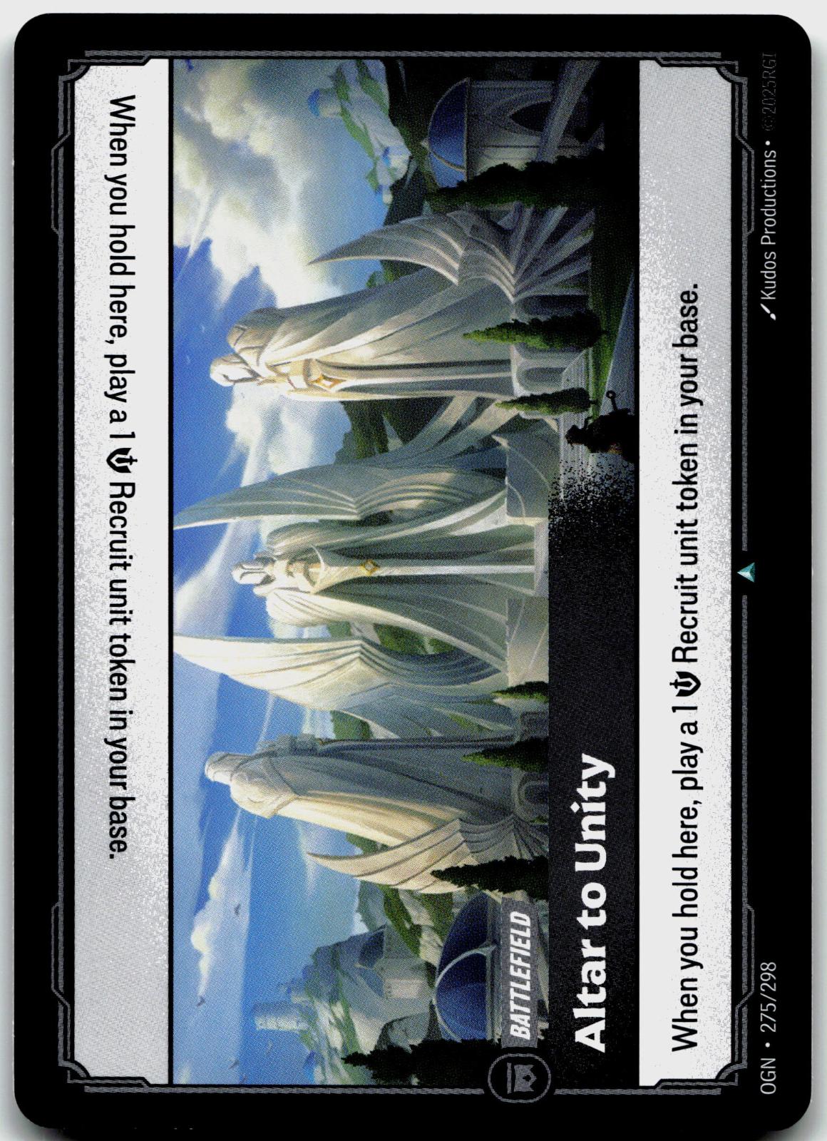 275/298 Altar to Unity Origins