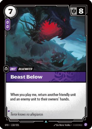 132/221 Beast Below Spiritforged