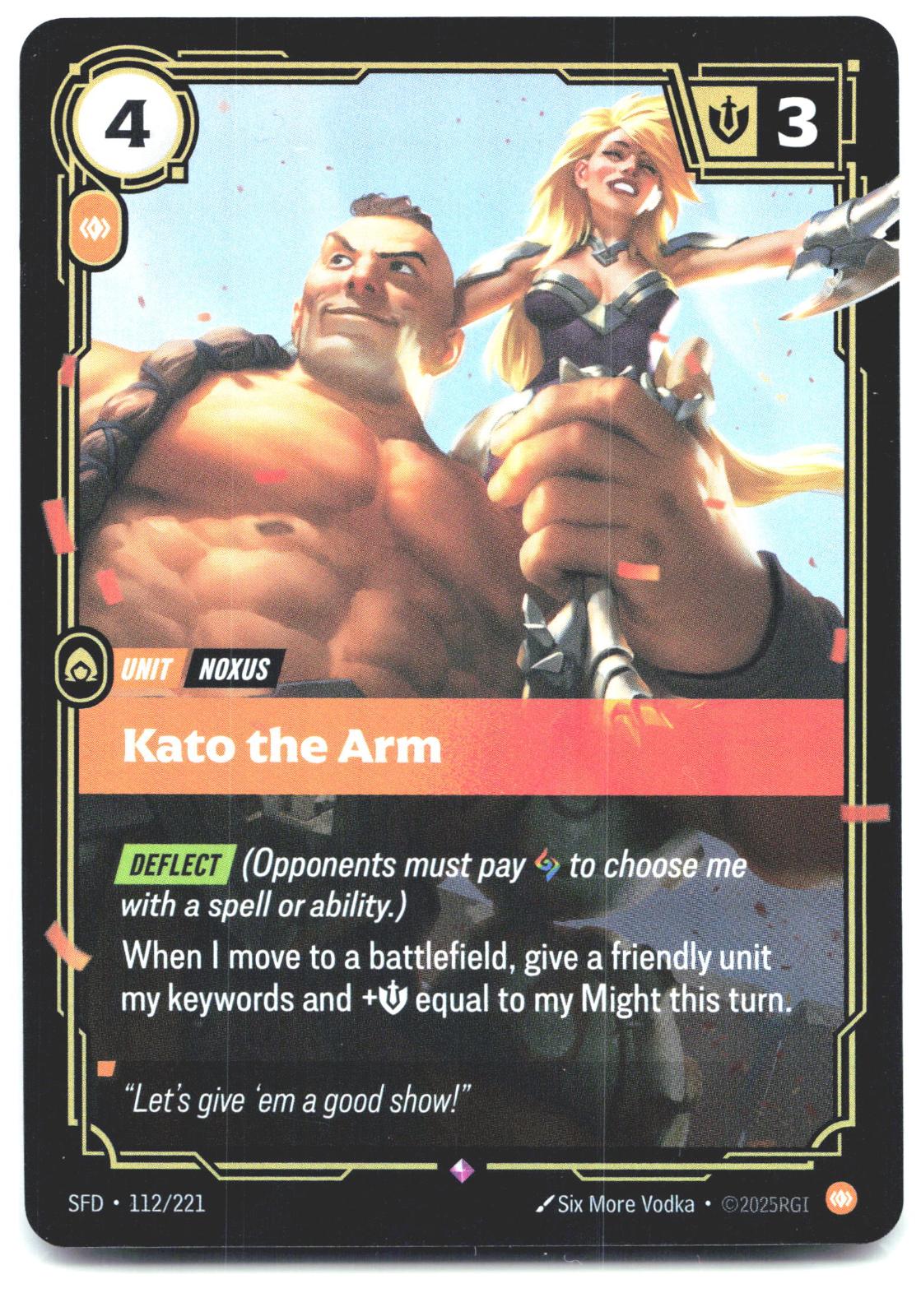 112/221 Kato the Arm Foil Spiritforged