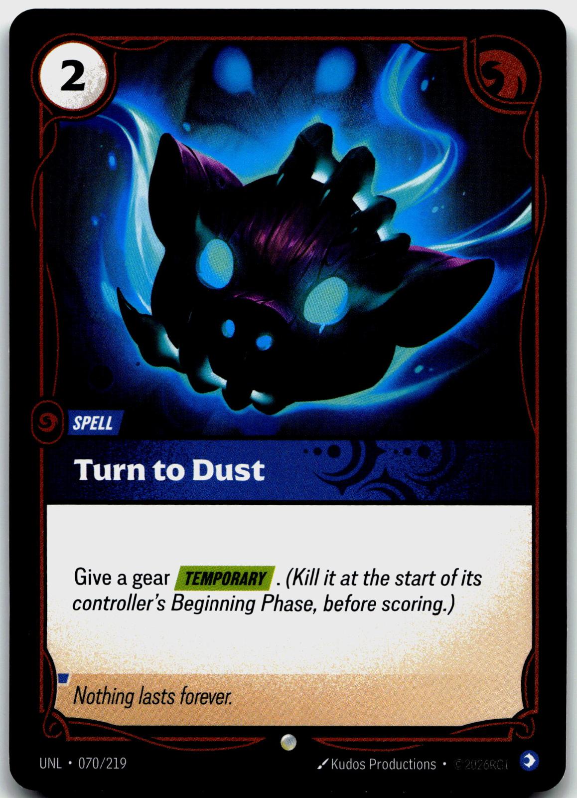 070/219 Turn to Dust Unleashed