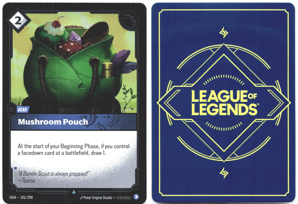 101/298 Mushroom Pouch Foil Origins