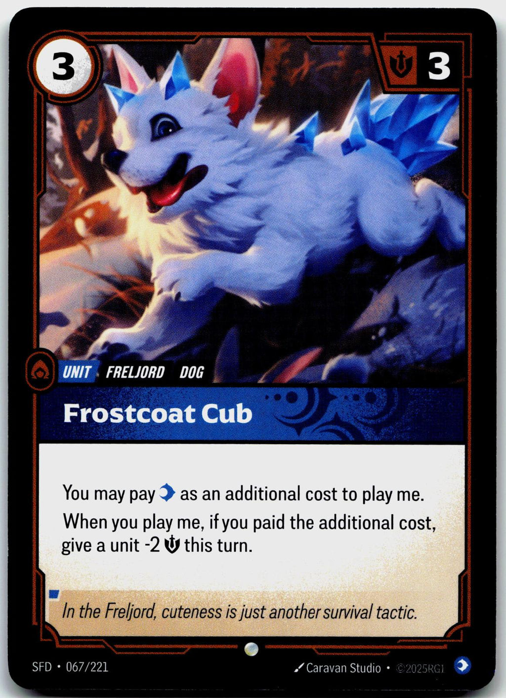 067/221 Frostcoat Cub Spiritforged