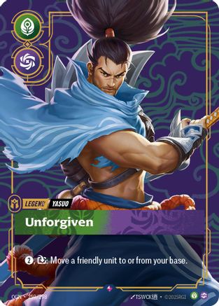 259/298 Yasuo - Unforgiven Foil Origins