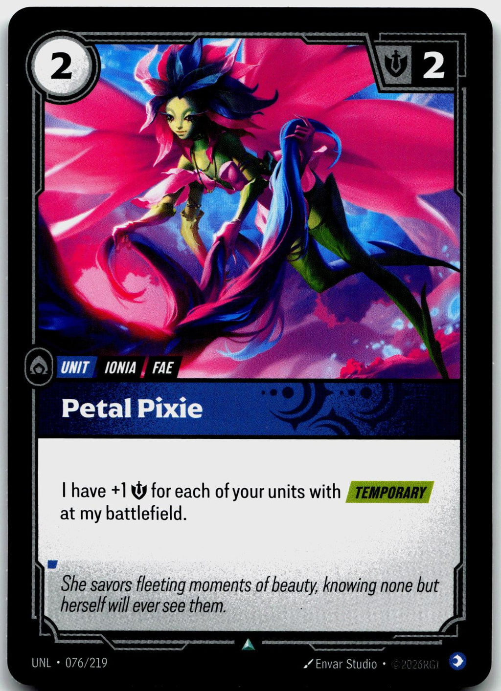 076/219 Petal Pixie Unleashed