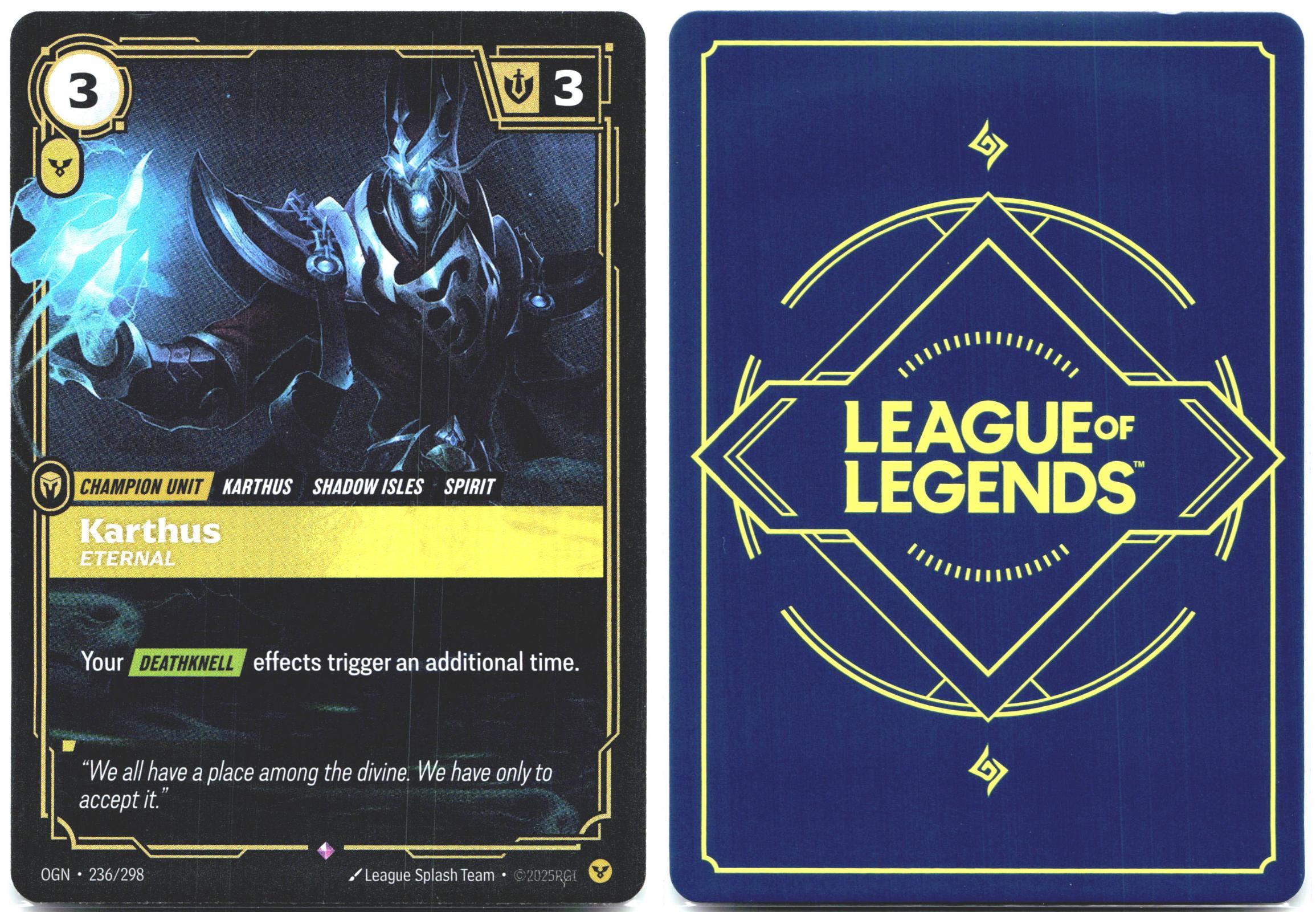 236/298 Karthus - Eternal Foil Origins