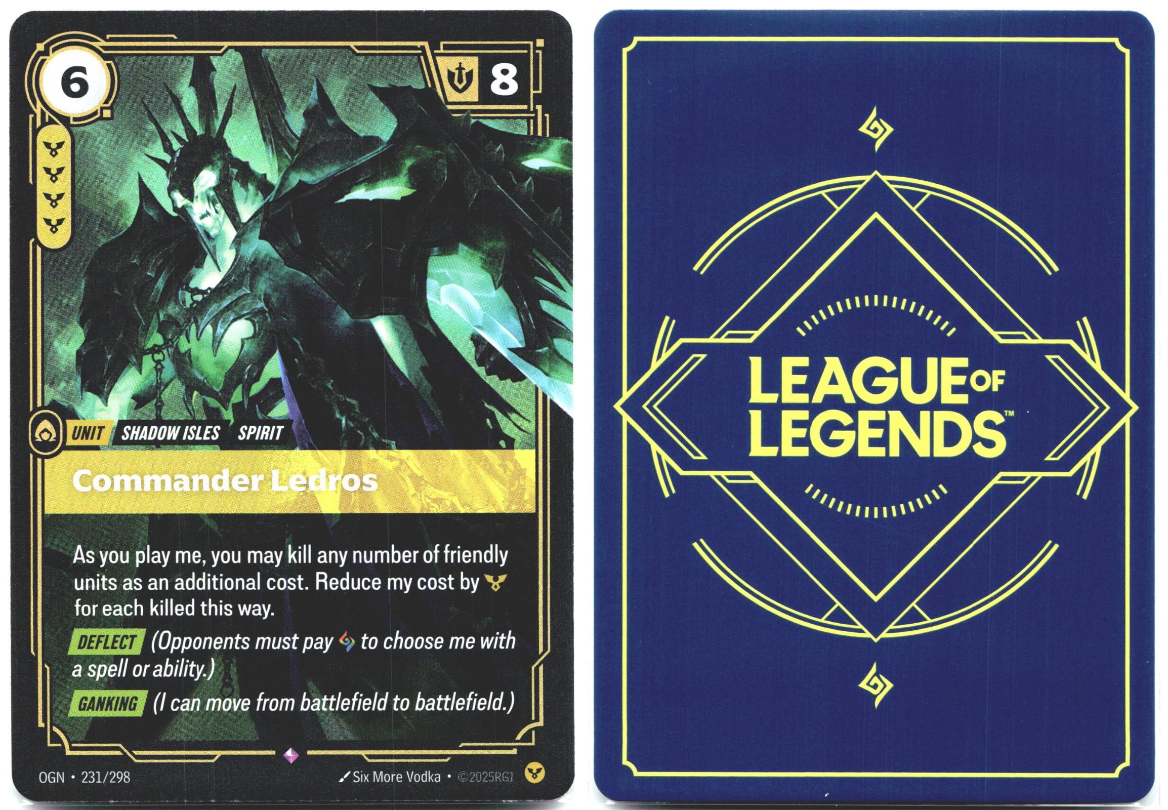 231/298 Commander Ledros Foil Origins