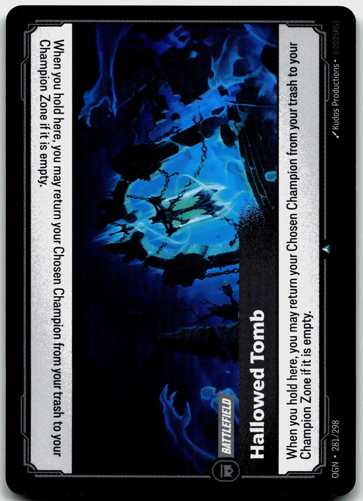 281/298 Hallowed Tomb Origins