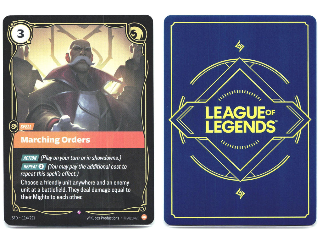 114/221 Marching Orders Foil Spiritforged