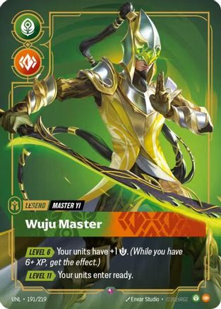 191/219 Master Yi - Wuju Master Foil Unleashed