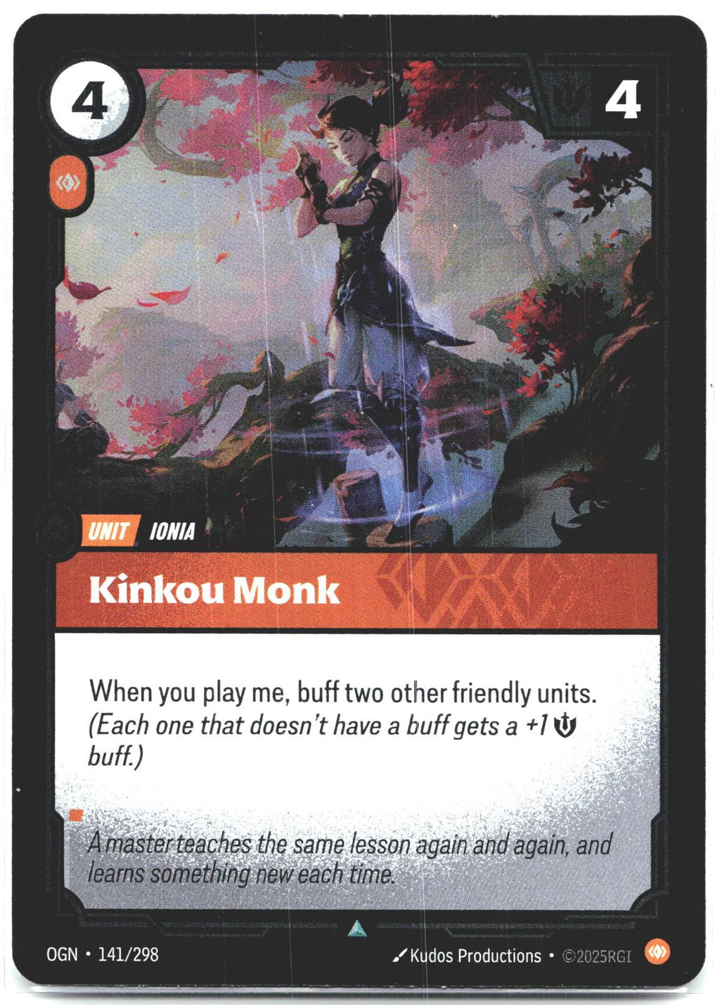 141/298 Kinkou Monk Foil Origins