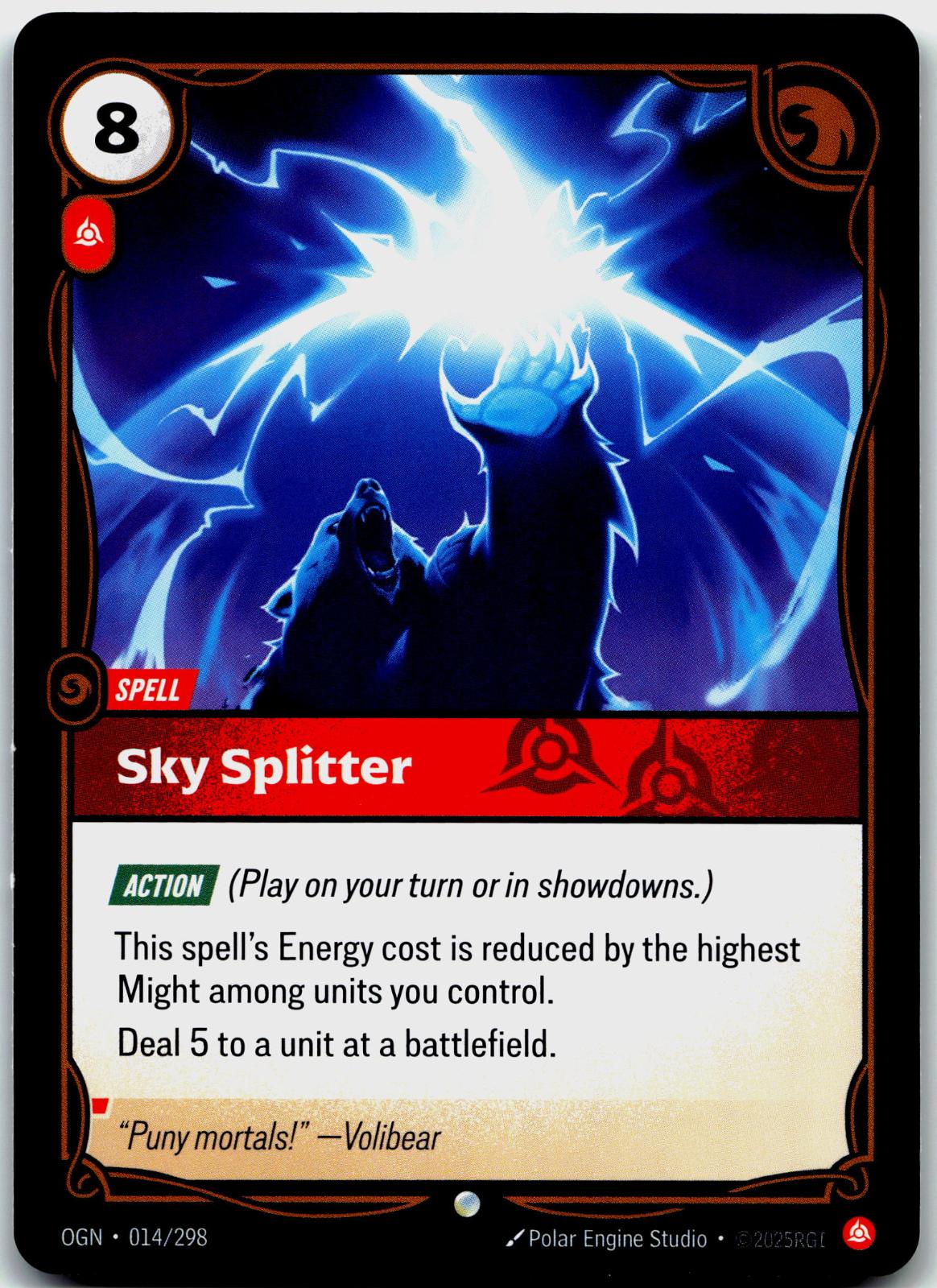 014/298 Sky Splitter Origins