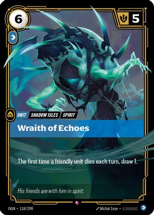 118/298 Wraith of Echoes Foil Origins