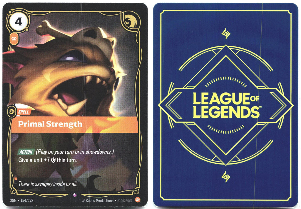 154/298 Primal Strength Foil Origins