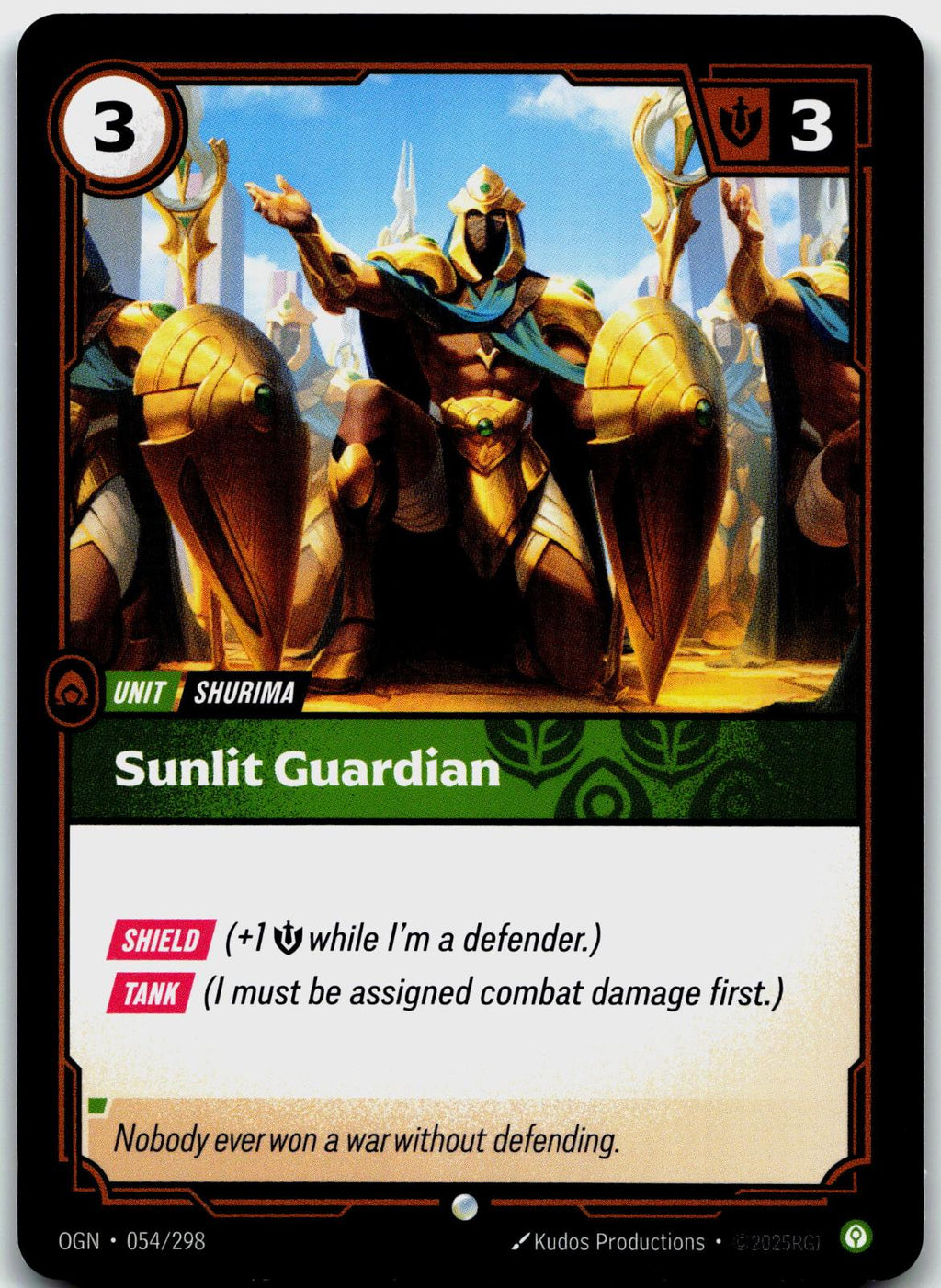054/298 Sunlit Guardian Origins