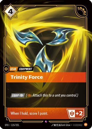 115/221 Trinity Force Foil Spiritforged
