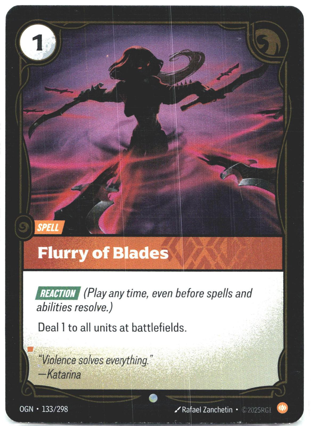 133/298 Flurry of Blades Foil Origins