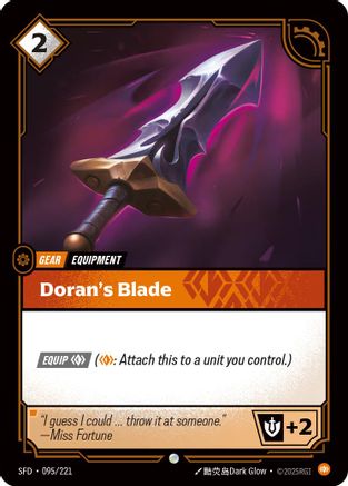 095/221 Doran's Blade Spiritforged