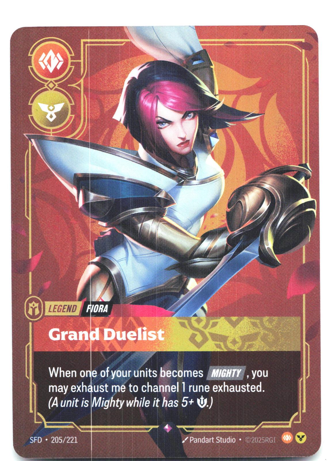 205/221 Fiora - Grand Duelist Foil Spiritforged