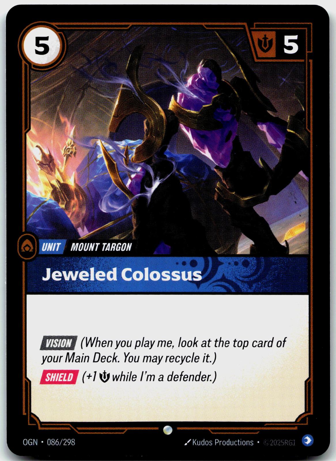 086/298 Jeweled Colossus Origins
