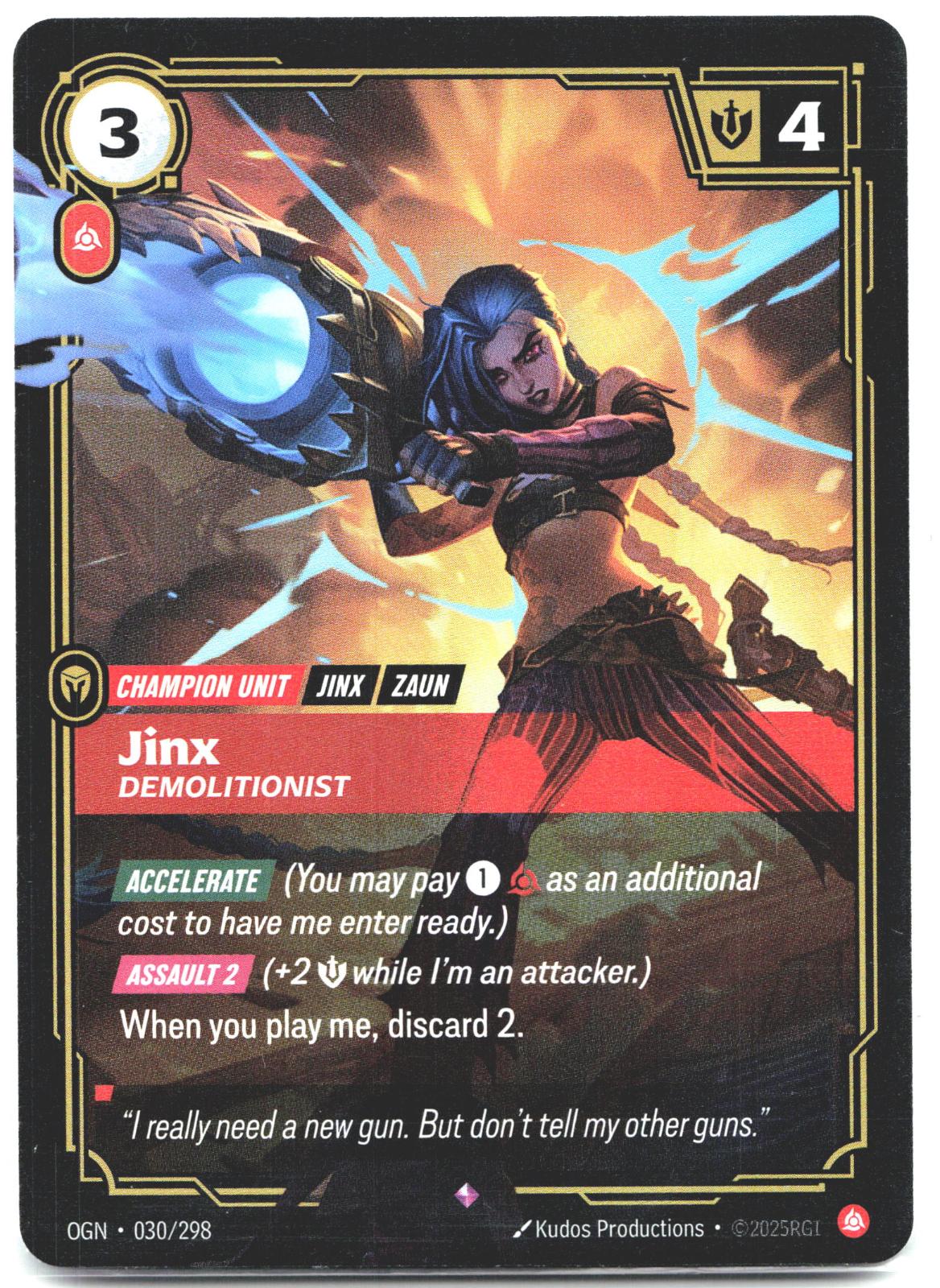 030/298 Jinx - Demolitionist Foil Origins