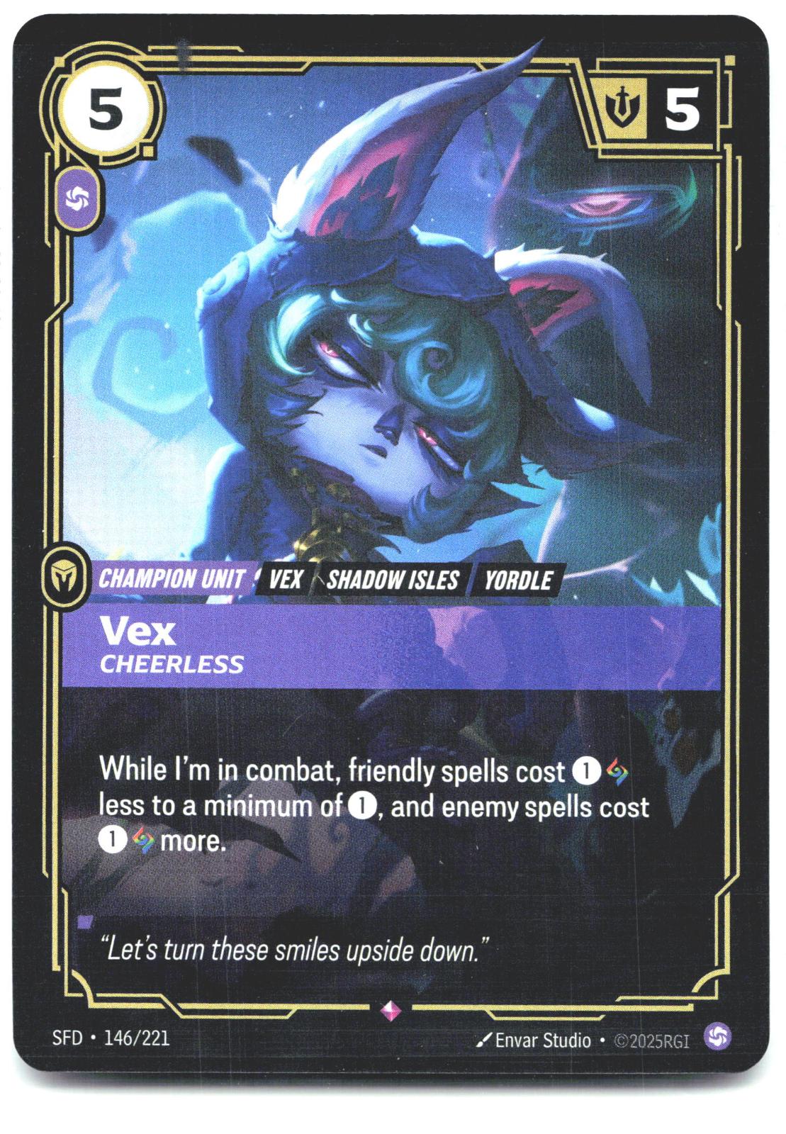 146/221 Vex - Cheerless Foil Spiritforged